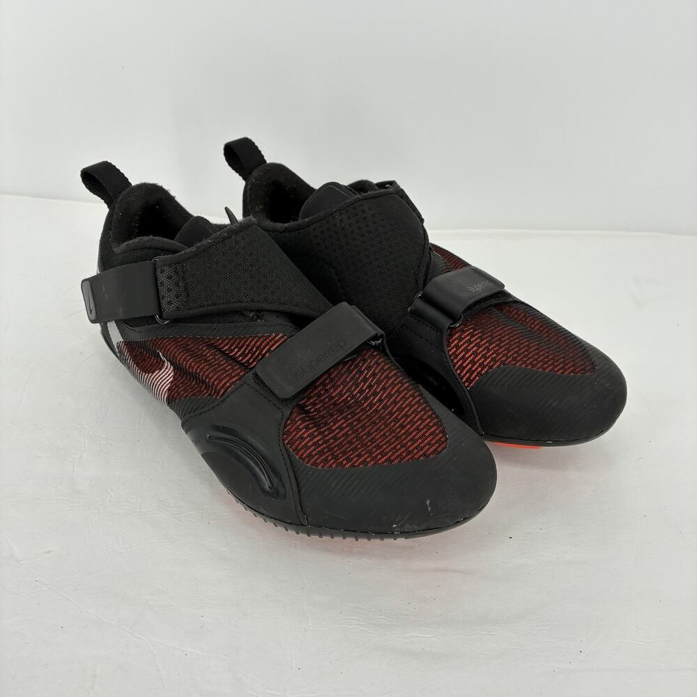 Nike SuperRep Cycle Cycling Shoes Black Hyper Crimson Women's Size 9
